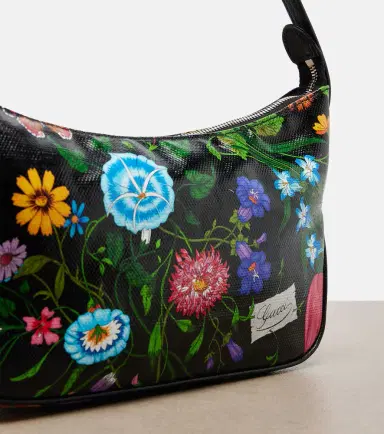 Gucci Lady Lunetta Small floral canvas shoulder bag | Thumbnail 3