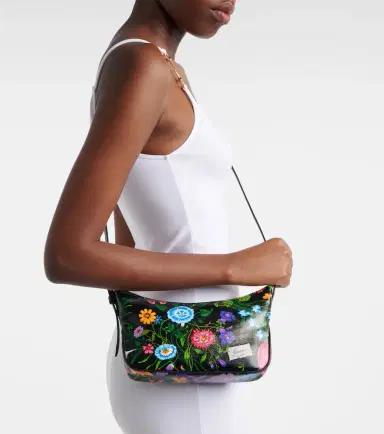 Gucci Lady Lunetta Small floral canvas shoulder bag | Thumbnail 6