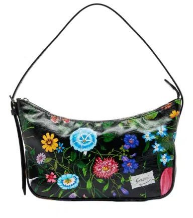 Gucci Lady Lunetta Small floral canvas shoulder bag | Thumbnail 1