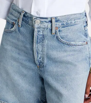 AGOLDE Dame denim shorts | Thumbnail 3
