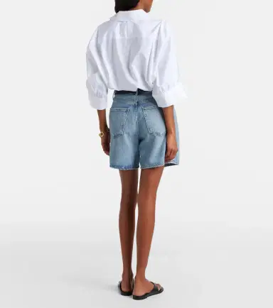 AGOLDE Dame denim shorts | Thumbnail 4