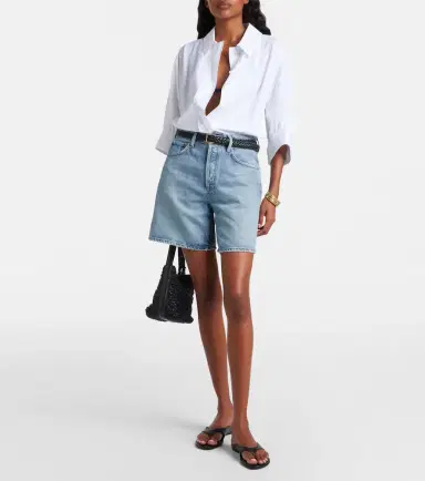 AGOLDE Dame denim shorts | Thumbnail 5