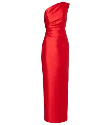 Solace London Kira draped satin cocktail dress | Thumbnail 1