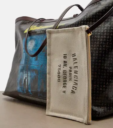 Balenciaga Select Large leather tote bag | Thumbnail 2