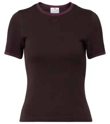 Courrèges Courrèges Cotton jersey T-shirt | Thumbnail 1 Courrèges Courrèges Cotton jersey T-shirt | Thumbnail 1