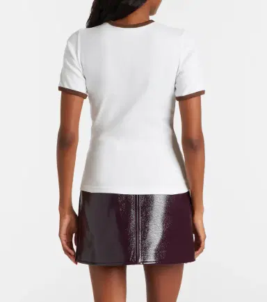 Courrèges Courrèges Cotton jersey T-shirt | Thumbnail 2