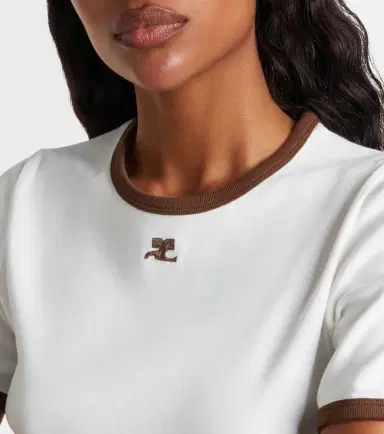 Courrèges Courrèges Cotton jersey T-shirt | Thumbnail 4