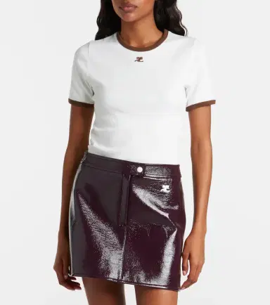 Courrèges Courrèges Cotton jersey T-shirt | Thumbnail 5