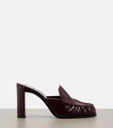 Saint Laurent Le Loafer Cassandre leather mules | Thumbnail 2 Saint Laurent Le Loafer Cassandre leather mules | Thumbnail 2