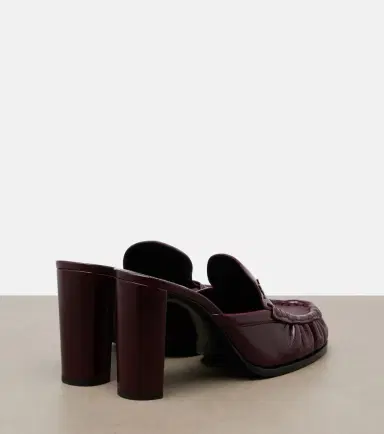 Saint Laurent Le Loafer Cassandre leather mules | Thumbnail 4 Saint Laurent Le Loafer Cassandre leather mules | Thumbnail 4