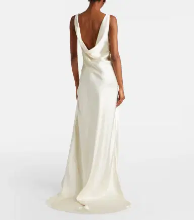 RÓHE Róhe Bridal draped satin gown | Thumbnail 3
