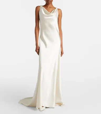 RÓHE Róhe Bridal draped satin gown | Thumbnail 6