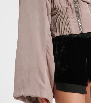 Rick Owens Scarf Flight chenille bomber jacket | Thumbnail 3