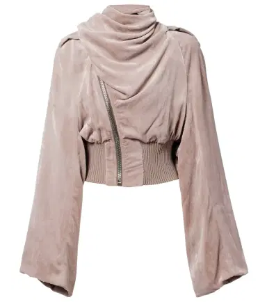 Rick Owens Scarf Flight chenille bomber jacket | Thumbnail 1