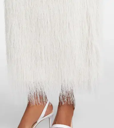 RÓHE Róhe Bridal fringed wool-blend gown | Thumbnail 3