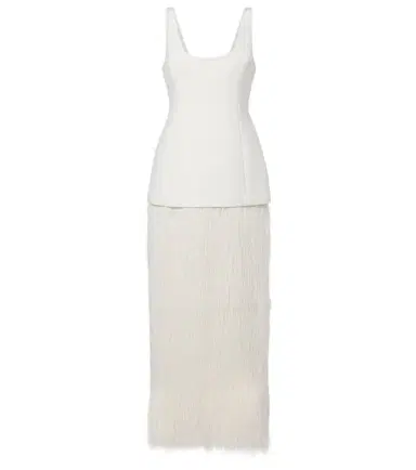 RÓHE Róhe Bridal fringed wool-blend gown | Thumbnail 1