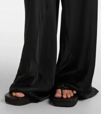 Rick Owens Bias cady crêpe cady wide-leg pants | Thumbnail 5 Rick Owens Bias cady crêpe cady wide-leg pants | Thumbnail 5