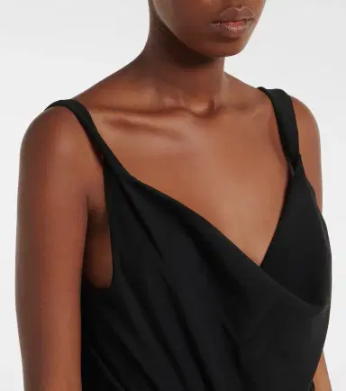 Rick Owens Strutter gathered maxi dress | Thumbnail 4