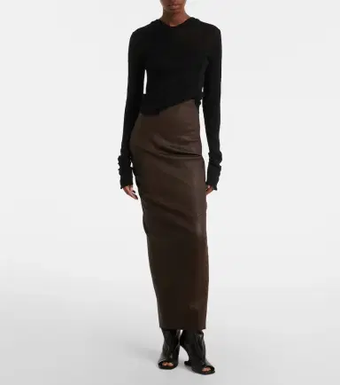 Rick Owens Cotton jersey top | Thumbnail 2