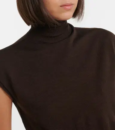 Rick Owens Virgin wool turtleneck sweater | Thumbnail 4