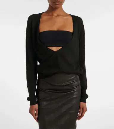 Rick Owens Extreme virgin wool sweater | Thumbnail 2 Rick Owens Extreme virgin wool sweater | Thumbnail 2