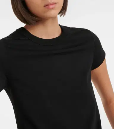 Rick Owens Cropped Level cotton jersey T-shirt | Thumbnail 4 Rick Owens Cropped Level cotton jersey T-shirt | Thumbnail 4