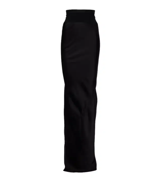 Coda draped satin maxi skirt