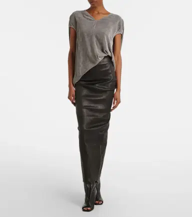 Rick Owens Floating velvet top | Thumbnail 4
