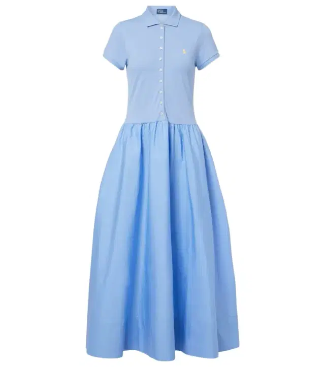 Polo Ralph Lauren Cotton-blend shirt dress