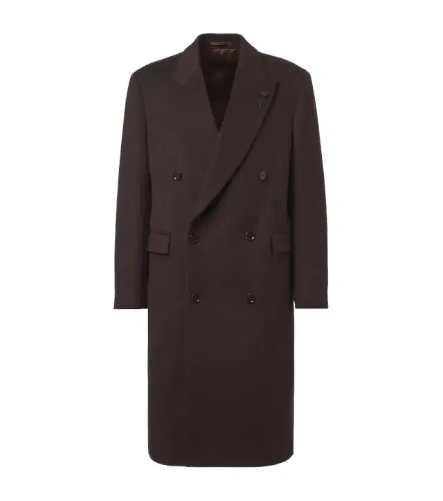 Lardini Double-breasted wool coat