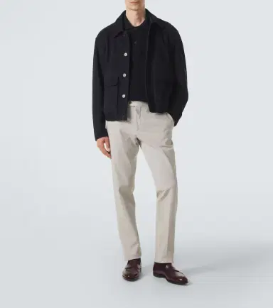 Lardini Cotton-blend slim pants | Thumbnail 2