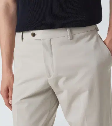 Lardini Cotton-blend slim pants | Thumbnail 4