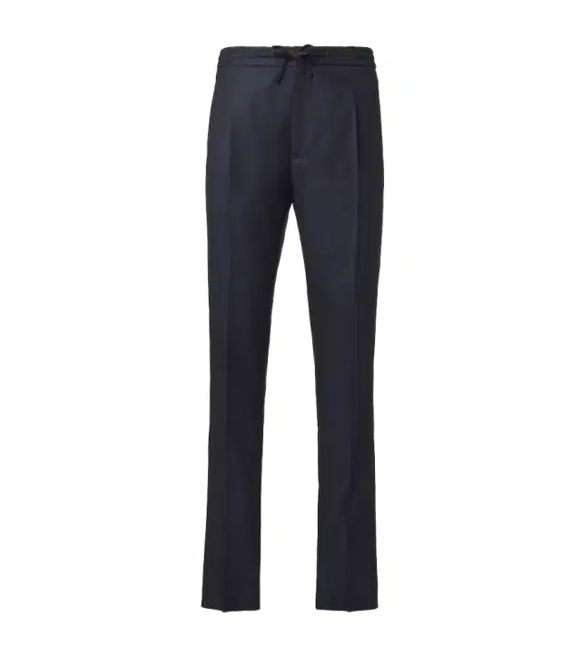 Wool slim pants