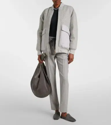 ELEVENTY Wool and cashmere tapered pants | Thumbnail 4