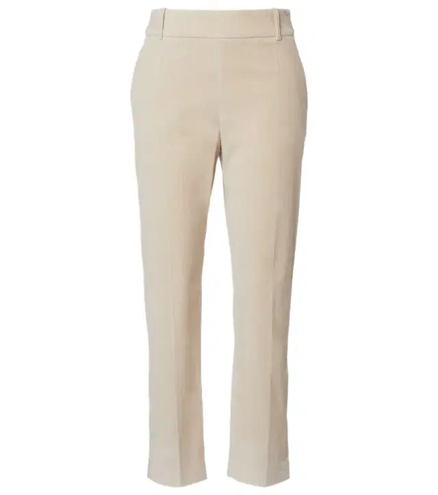 Cotton corduroy straight pants