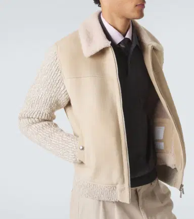 Eleventy Suede and wool-blend jacket | Thumbnail 5 Eleventy Suede and wool-blend jacket | Thumbnail 5