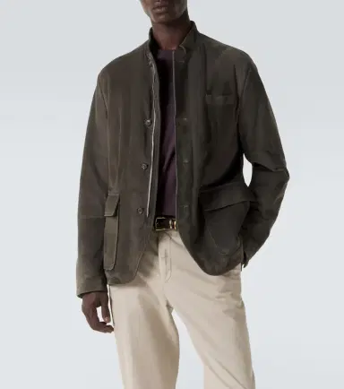 ELEVENTY Suede jacket | Thumbnail 2