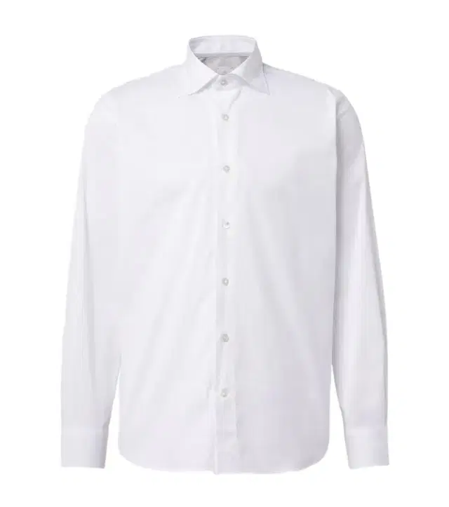 Cotton-blend poplin shirt