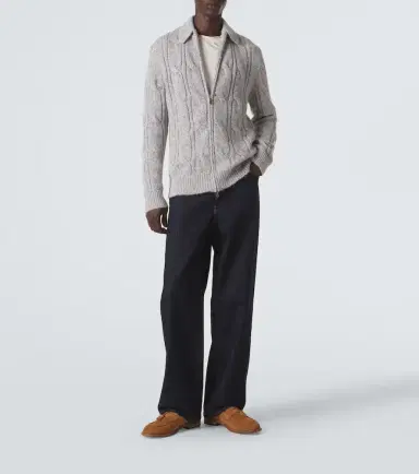 ELEVENTY Wool, alpaca and silk-blend zip-up cardigan | Thumbnail 2