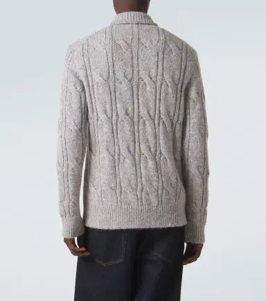 ELEVENTY Wool, alpaca and silk-blend zip-up cardigan | Thumbnail 4