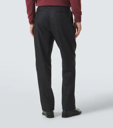 Brunello Cucinelli Virgin wool flannel slim pants | Thumbnail 5 Brunello Cucinelli Virgin wool flannel slim pants | Thumbnail 5
