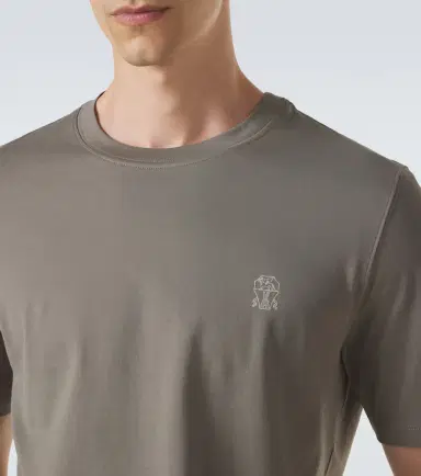 Brunello Cucinelli Logo cotton jersey T-shirt | Thumbnail 2 Brunello Cucinelli Logo cotton jersey T-shirt | Thumbnail 2