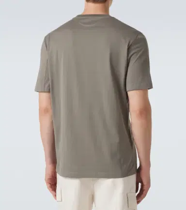 Brunello Cucinelli Logo cotton jersey T-shirt | Thumbnail 4 Brunello Cucinelli Logo cotton jersey T-shirt | Thumbnail 4