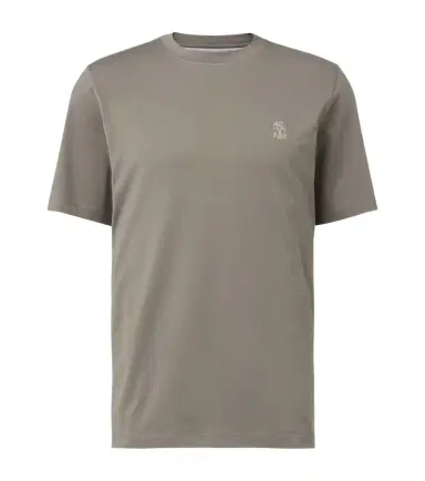 Brunello Cucinelli Logo cotton jersey T-shirt | Thumbnail 1 Brunello Cucinelli Logo cotton jersey T-shirt | Thumbnail 1