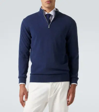 ELEVENTY Cashmere half-zip sweater | Thumbnail 4