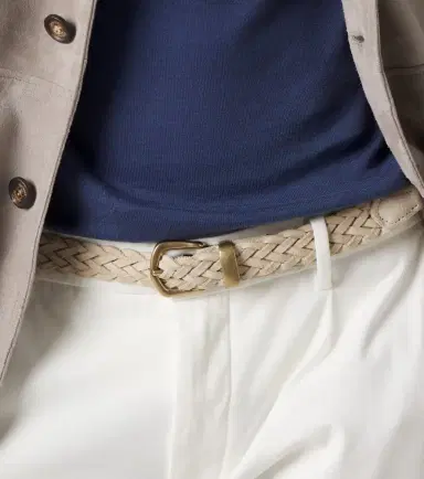 ELEVENTY Braided suede belt | Thumbnail 4