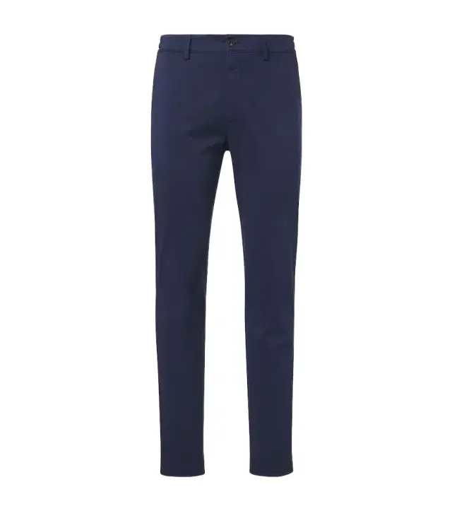 Cotton straight pants