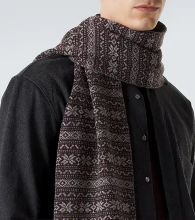 ELEVENTY Fair Isle intarsia cashmere scarf | Thumbnail 2 ELEVENTY Fair Isle intarsia cashmere scarf | Thumbnail 2