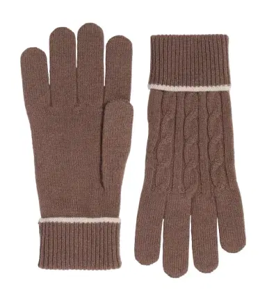 ELEVENTY Cable-knit cashmere gloves | Thumbnail 1