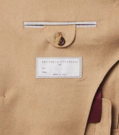 Brunello Cucinelli Double-breasted camel hair blazer | Thumbnail 2